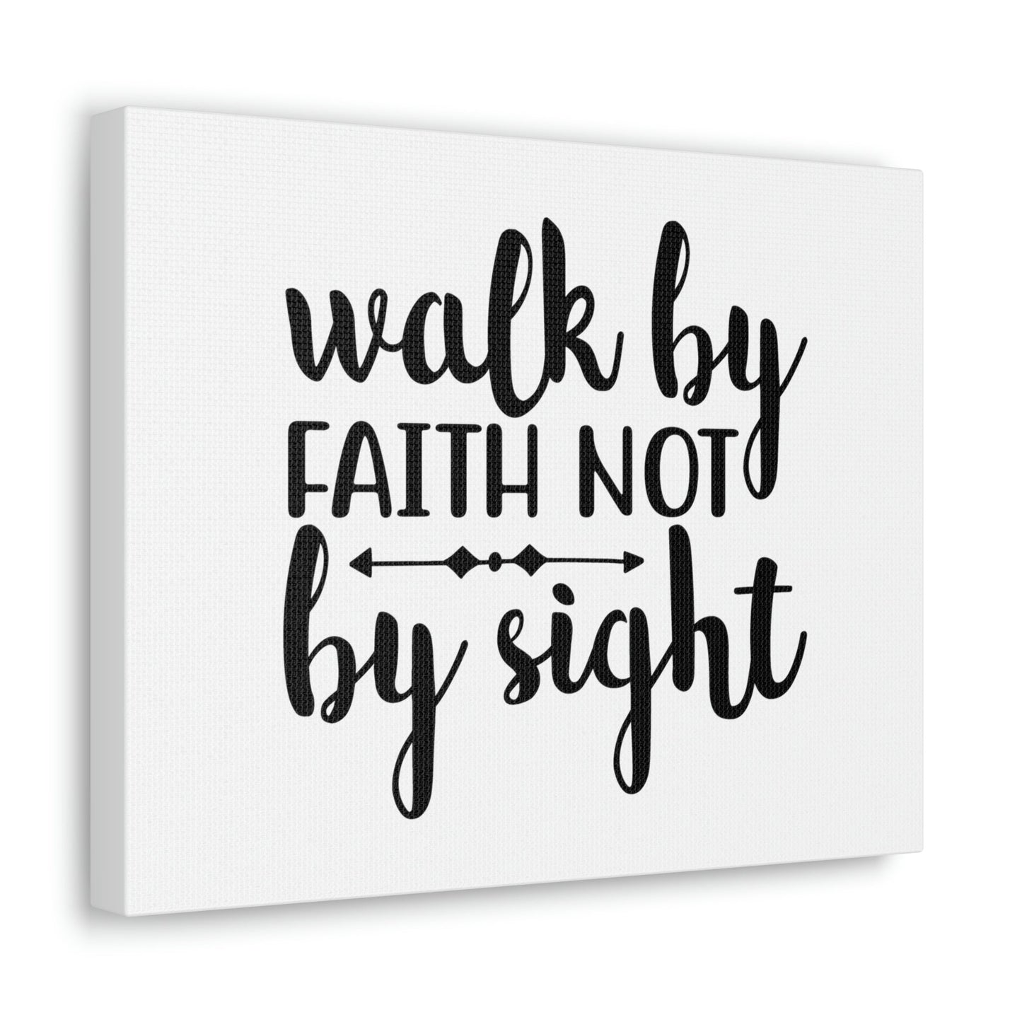 Walk By Faith Not By Sight 2 Corinthians 5:7 Christian Wall Art Bible Verse Print Ready to Hang Unframed-Express Your Love Gifts