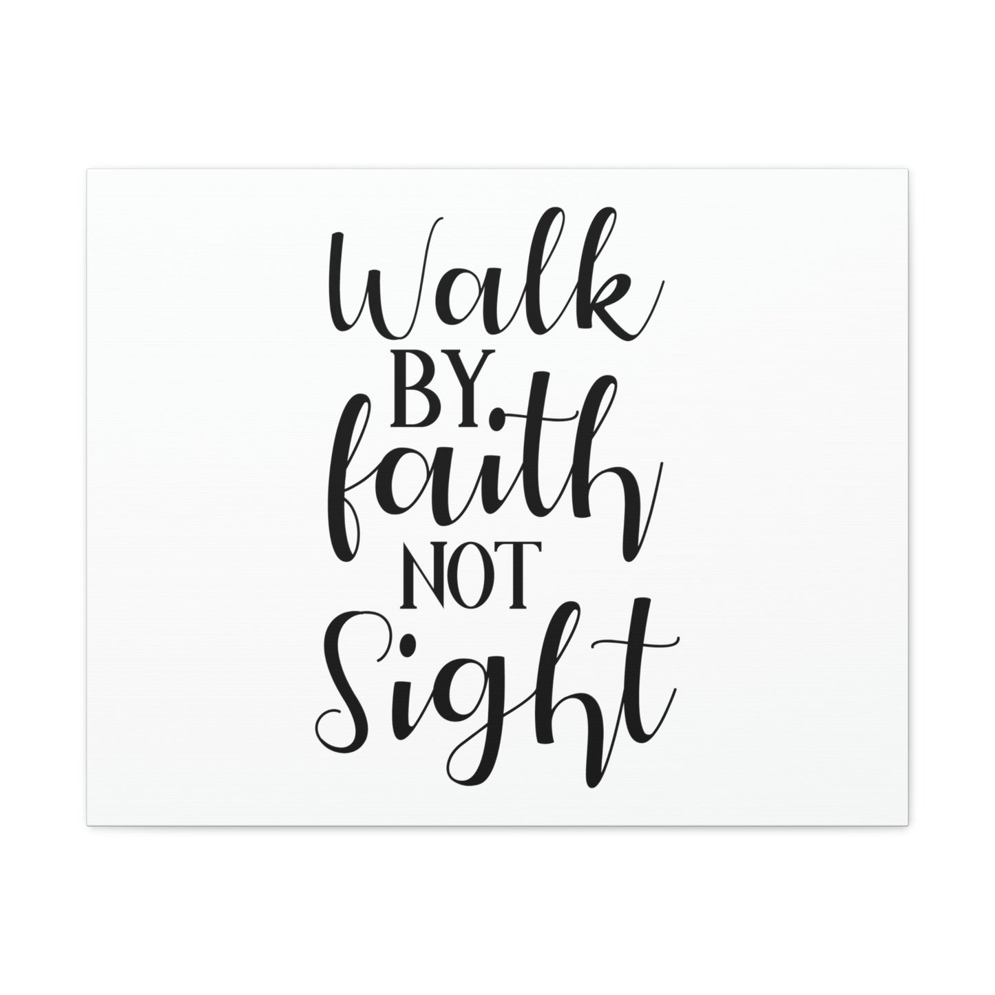 Walk By Faith Not Sight 2 Corinthians 5:7 Christian Wall Art Print Ready to Hang Unframed-Express Your Love Gifts