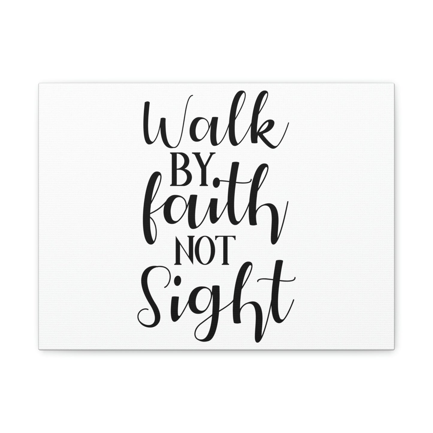 Scripture Walls Walk By Faith Not Sight 2 Corinthians 5:7 Christian Wall Art Print Ready to Hang Unframed-Express Your Love Gifts
