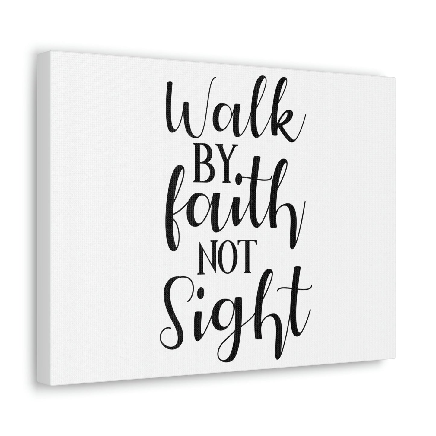 Scripture Walls Walk By Faith Not Sight 2 Corinthians 5:7 Christian Wall Art Print Ready to Hang Unframed-Express Your Love Gifts