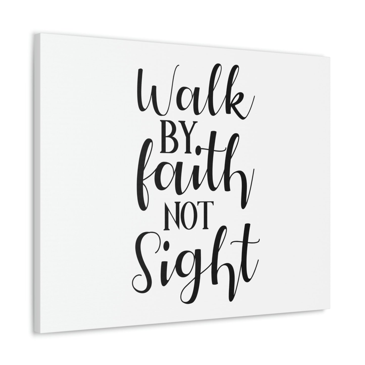 Scripture Walls Walk By Faith Not Sight 2 Corinthians 5:7 Christian Wall Art Print Ready to Hang Unframed-Express Your Love Gifts