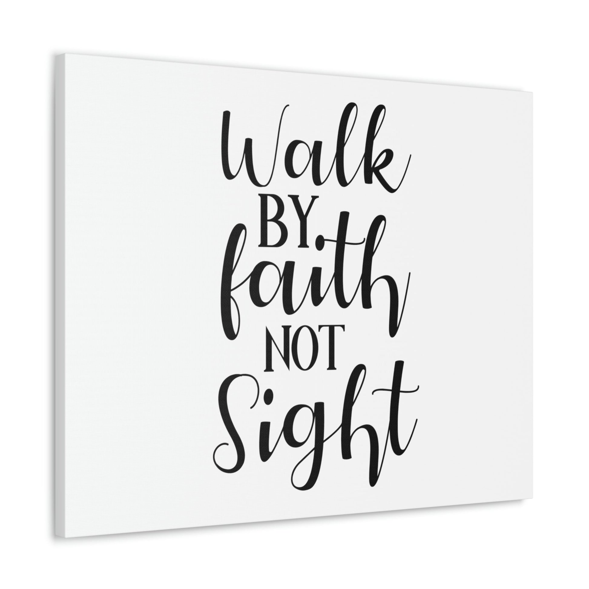 Scripture Walls Walk By Faith Not Sight 2 Corinthians 5:7 Christian Wall Art Print Ready to Hang Unframed-Express Your Love Gifts