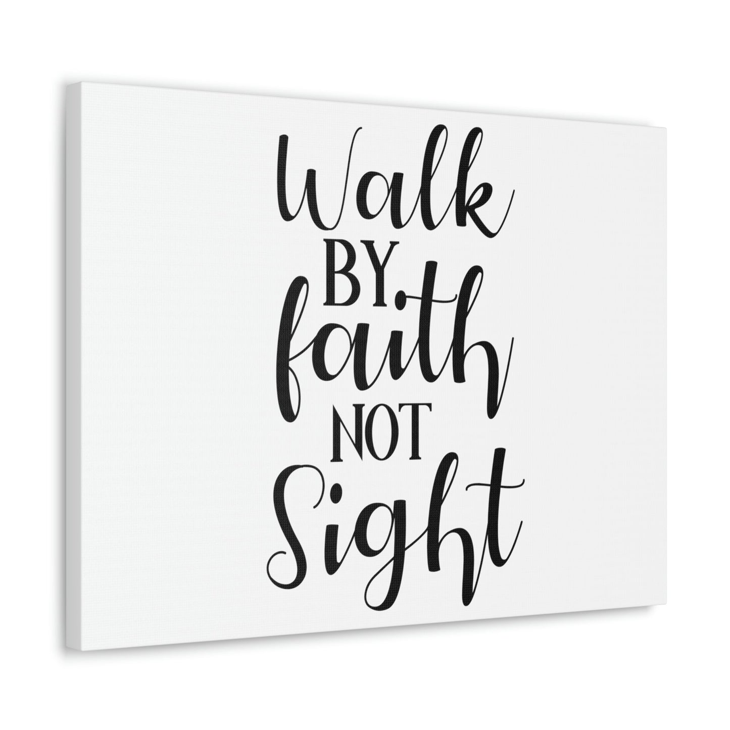 Scripture Walls Walk By Faith Not Sight 2 Corinthians 5:7 Christian Wall Art Print Ready to Hang Unframed-Express Your Love Gifts