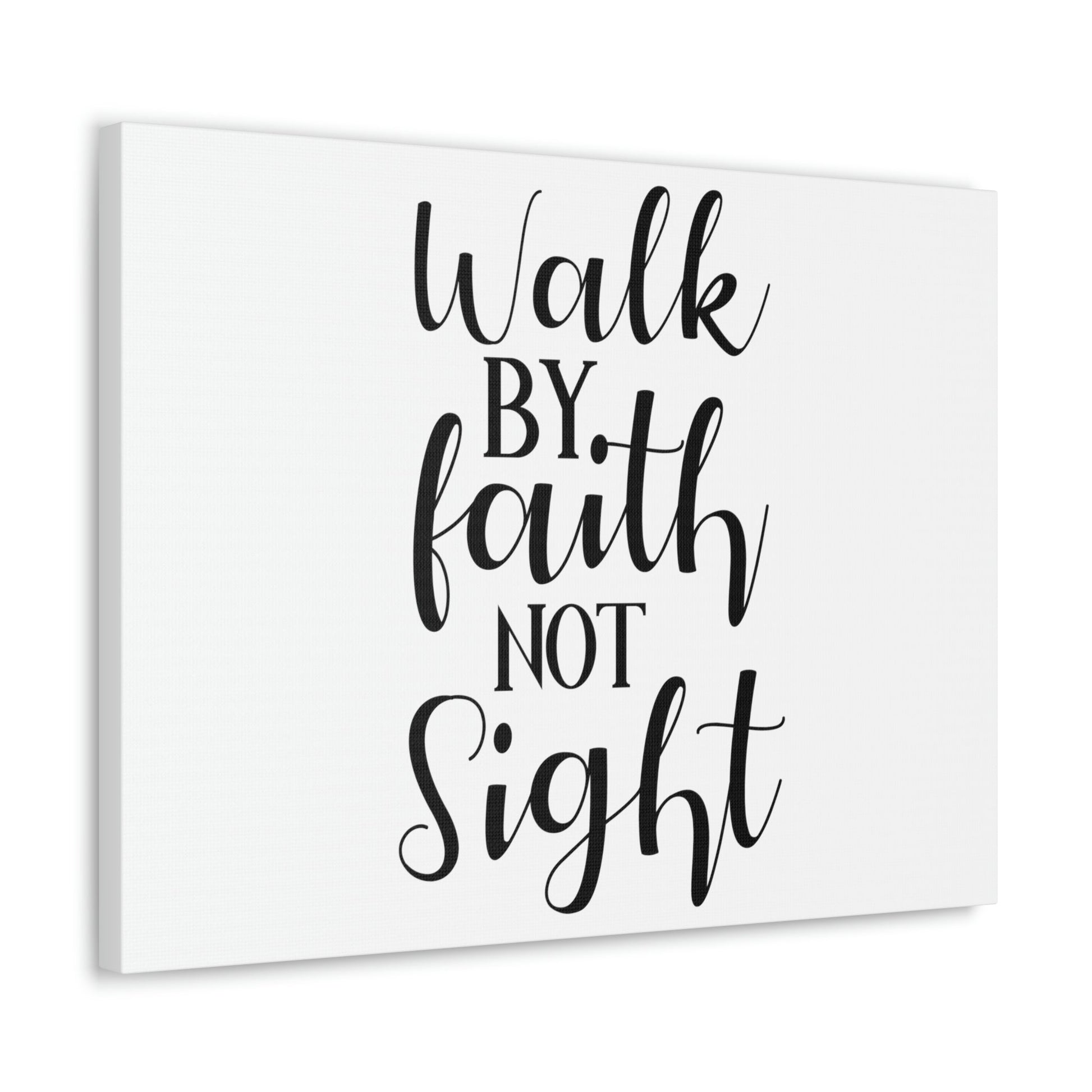 Scripture Walls Walk By Faith Not Sight 2 Corinthians 5:7 Christian Wall Art Print Ready to Hang Unframed-Express Your Love Gifts