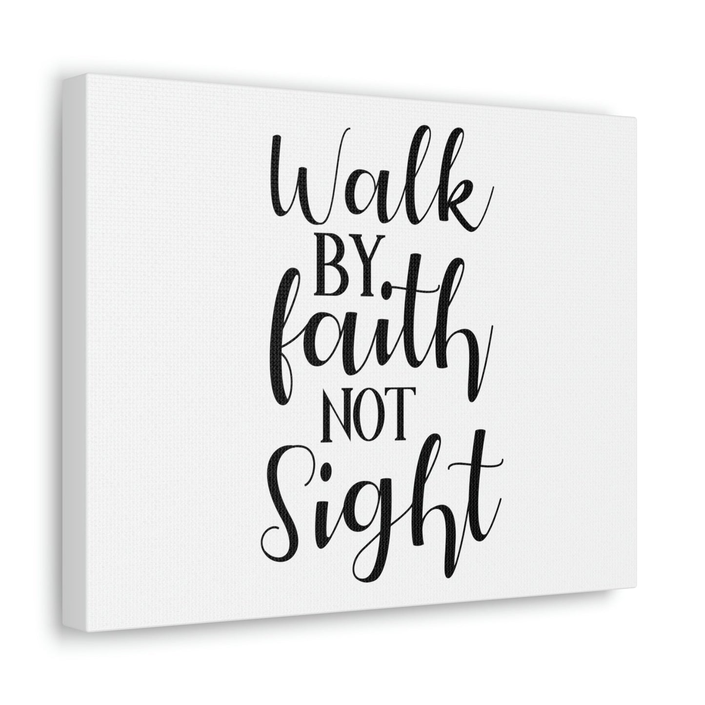 Scripture Walls Walk By Faith Not Sight 2 Corinthians 5:7 Christian Wall Art Print Ready to Hang Unframed-Express Your Love Gifts