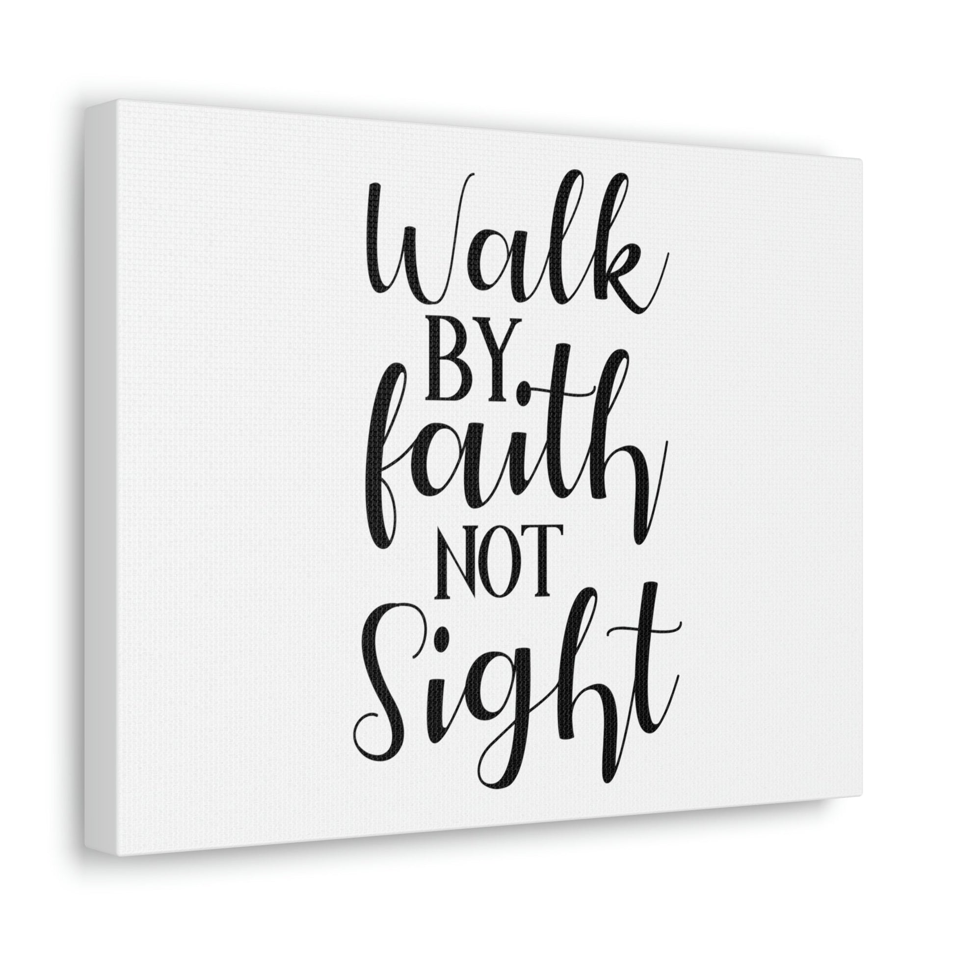 Scripture Walls Walk By Faith Not Sight 2 Corinthians 5:7 Christian Wall Art Print Ready to Hang Unframed-Express Your Love Gifts