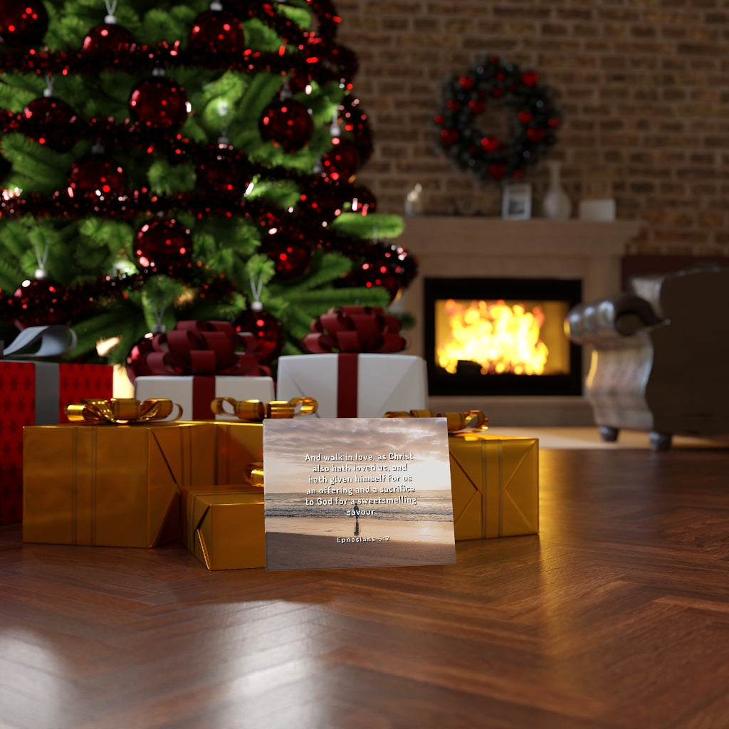 Walk In Love Ephesians 5:2 Bible Verse Canvas Christian Wall Art Ready to Hang Unframed-Express Your Love Gifts