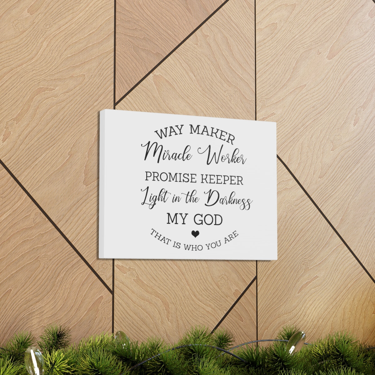 Scripture Walls Way Maker Isaiah 43:16 Christian Wall Art Print Ready to Hang Unframed-Express Your Love Gifts