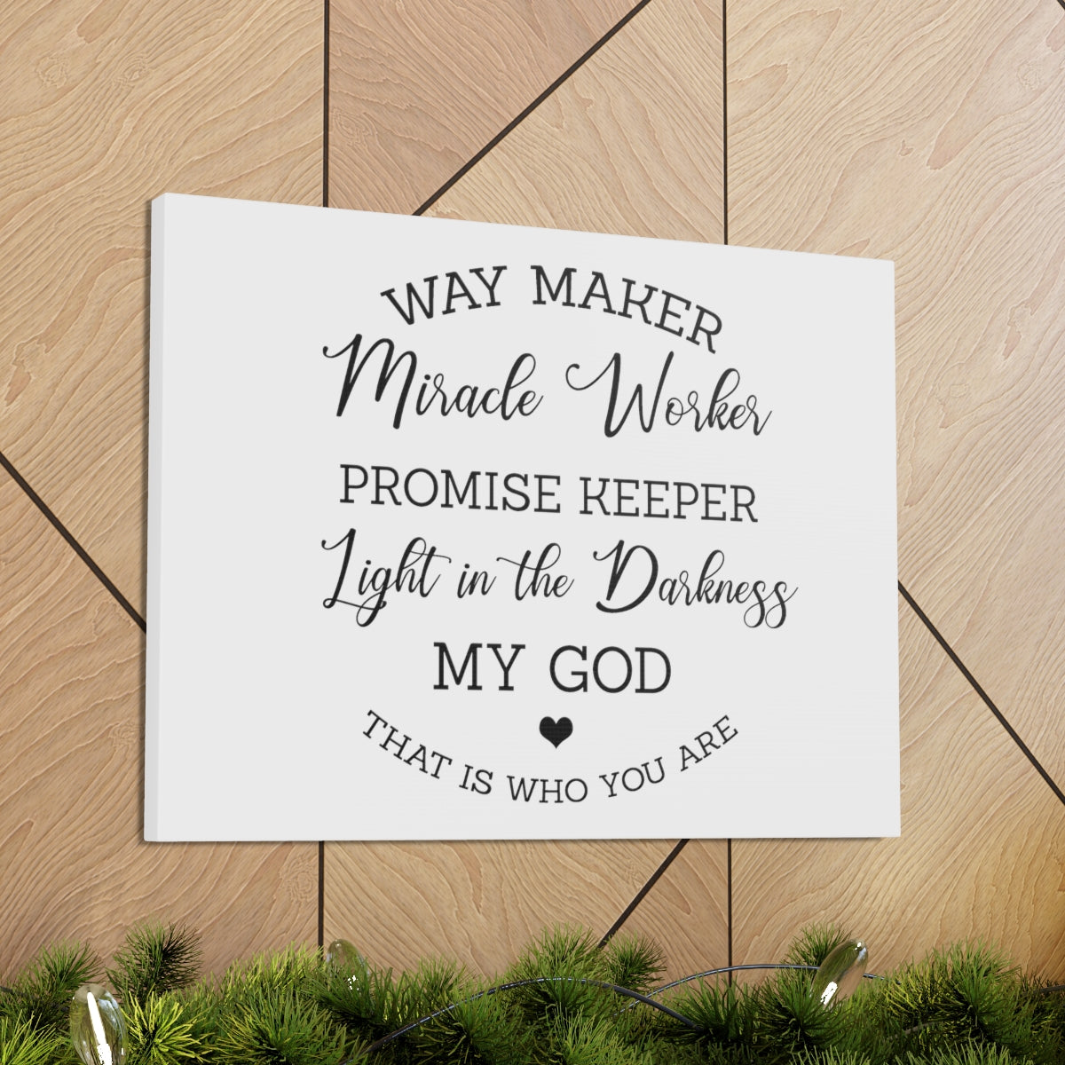 Scripture Walls Way Maker Isaiah 43:16 Christian Wall Art Print Ready to Hang Unframed-Express Your Love Gifts