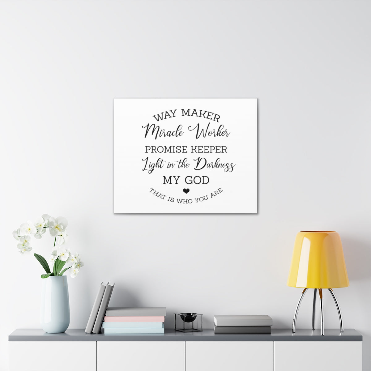 Scripture Walls Way Maker Isaiah 43:16 Christian Wall Art Print Ready to Hang Unframed-Express Your Love Gifts