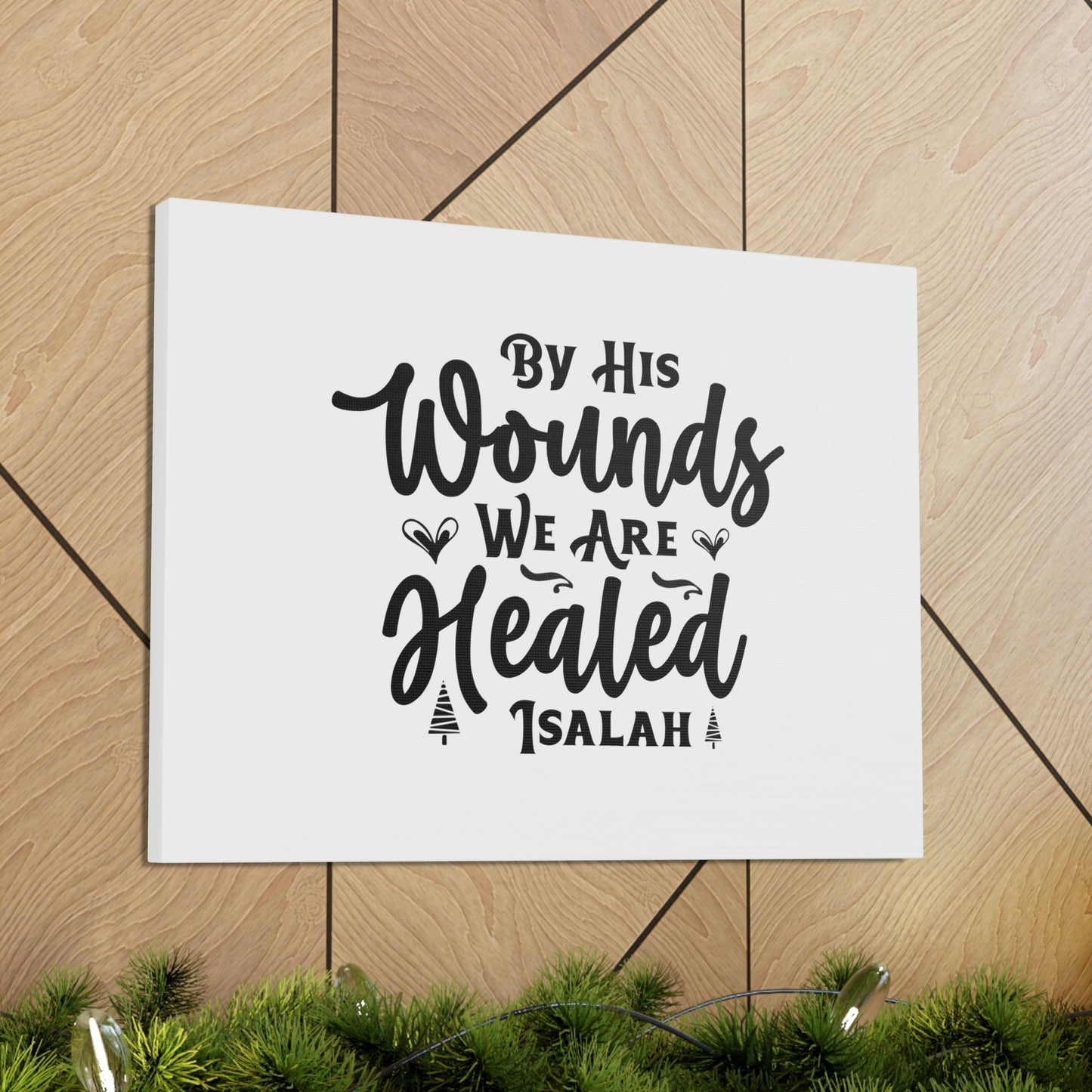 We Are Healed Isaiah 53:5 Christian Wall Art Bible Verse Print Ready to Hang Unframed-Express Your Love Gifts