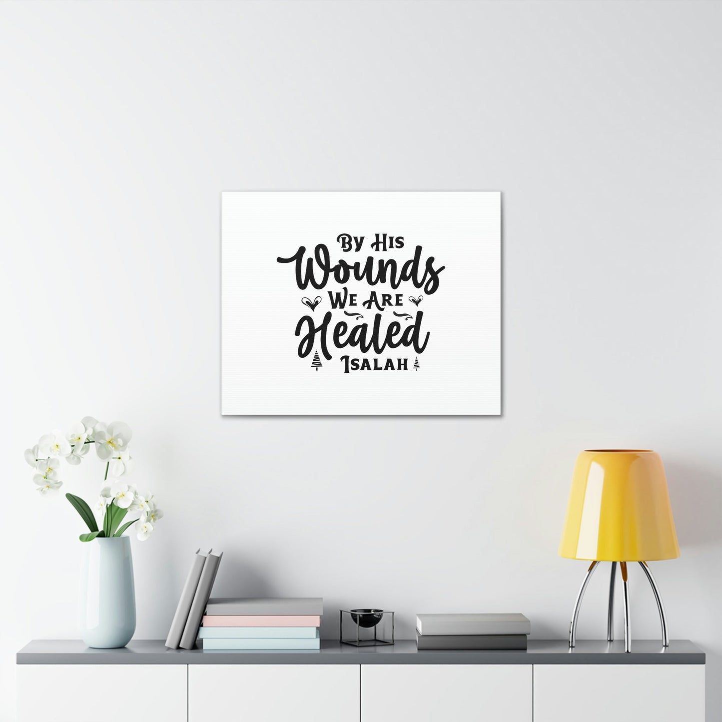 We Are Healed Isaiah 53:5 Christian Wall Art Bible Verse Print Ready to Hang Unframed-Express Your Love Gifts