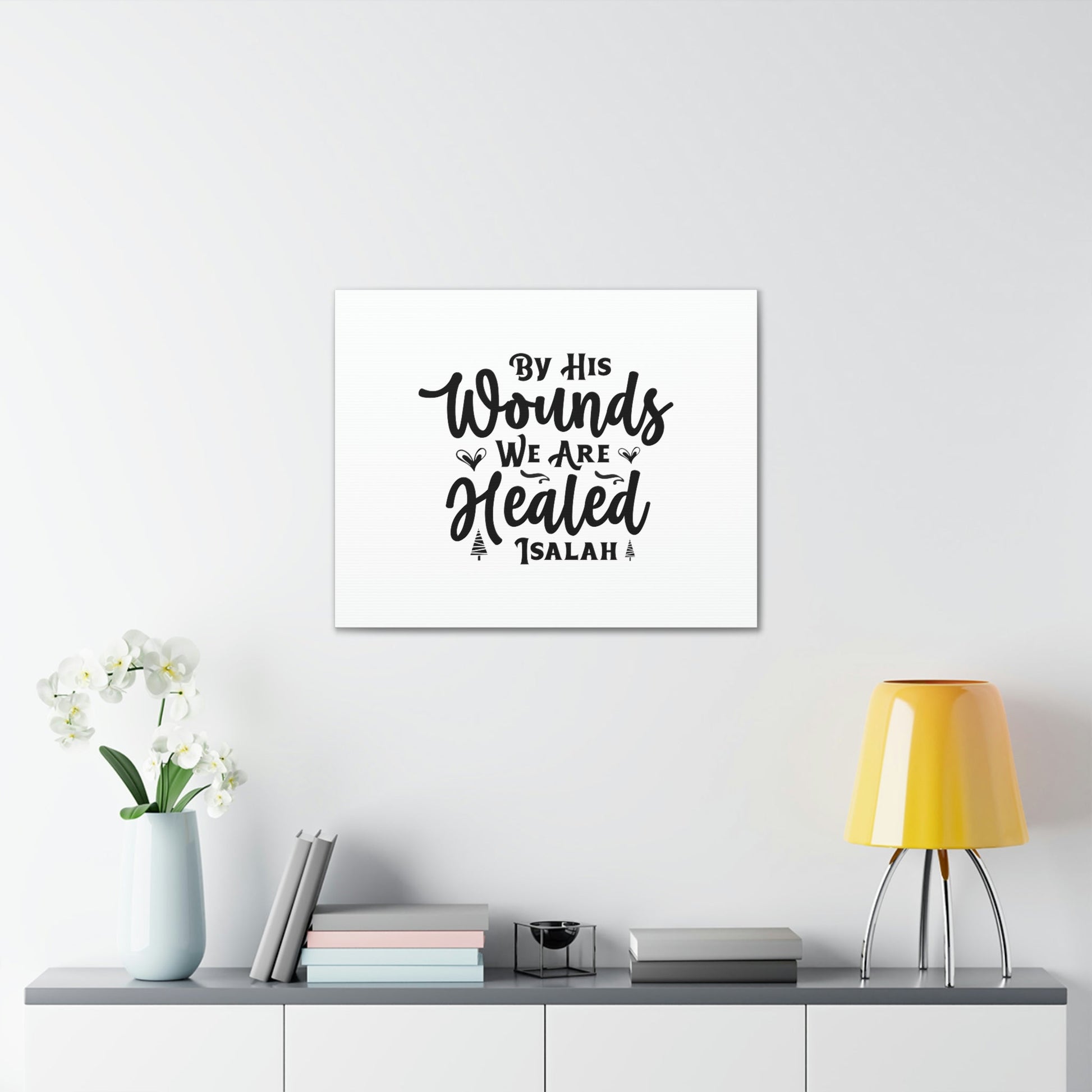 We Are Healed Isaiah 53:5 Christian Wall Art Bible Verse Print Ready to Hang Unframed-Express Your Love Gifts