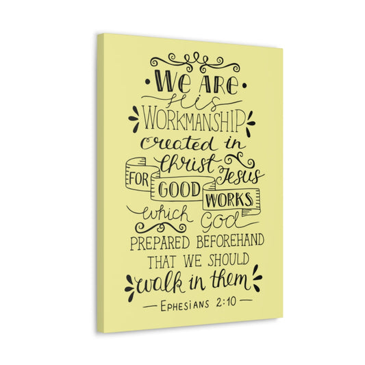 Scripture Walls We Are Workmanship Ephesians 2:10 Christian Wall Art Bible Verse Print Ready To Hang Unframed-Express Your Love Gifts