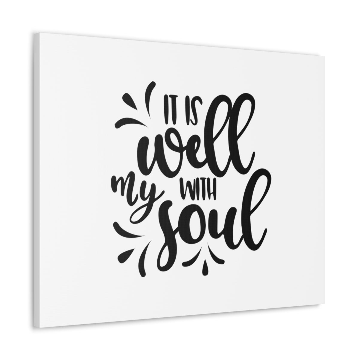 Well With My Soul Psalm 42:7 Christian Wall Art Bible Verse Print Ready to Hang Unframed-Express Your Love Gifts