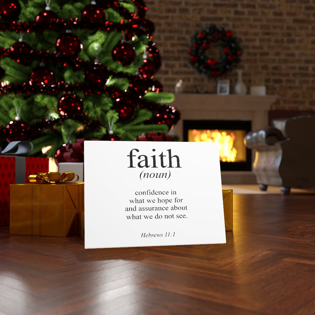 What We Hope For Hebrews 11:1 Bible Verse Canvas Christian Wall Art Ready to Hang Unframed-Express Your Love Gifts