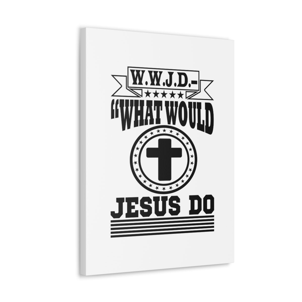 What Would Jesus Do Matthew 10:38 KJV Christian Wall Art Bible Verse Print Ready to Hang Unframed-Express Your Love Gifts