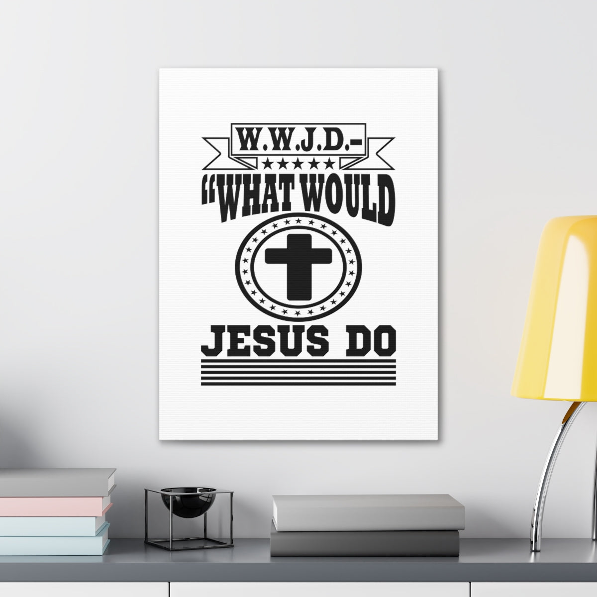What Would Jesus Do Matthew 10:38 KJV Christian Wall Art Bible Verse Print Ready to Hang Unframed-Express Your Love Gifts