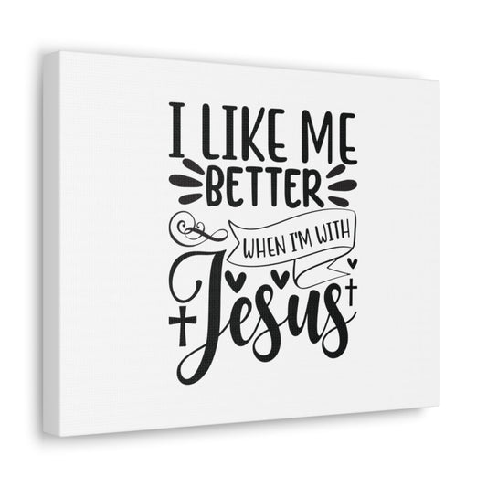 When I'm With Jesus Acts 4:13 Christian Wall Art Bible Verse Print Ready to Hang Unframed-Express Your Love Gifts