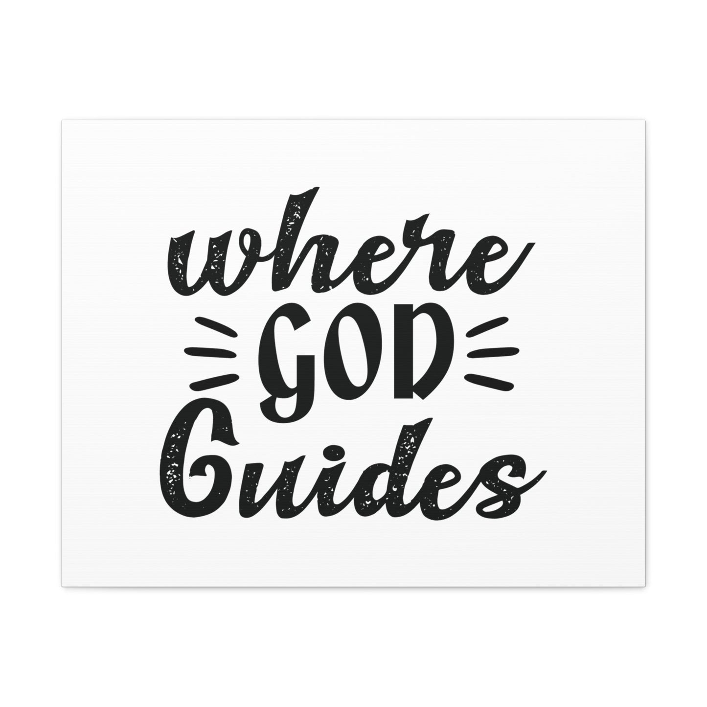 Where God Guides 1 Corinthians 12:28 Christian Wall Art Bible Verse Print Ready to Hang Unframed-Express Your Love Gifts