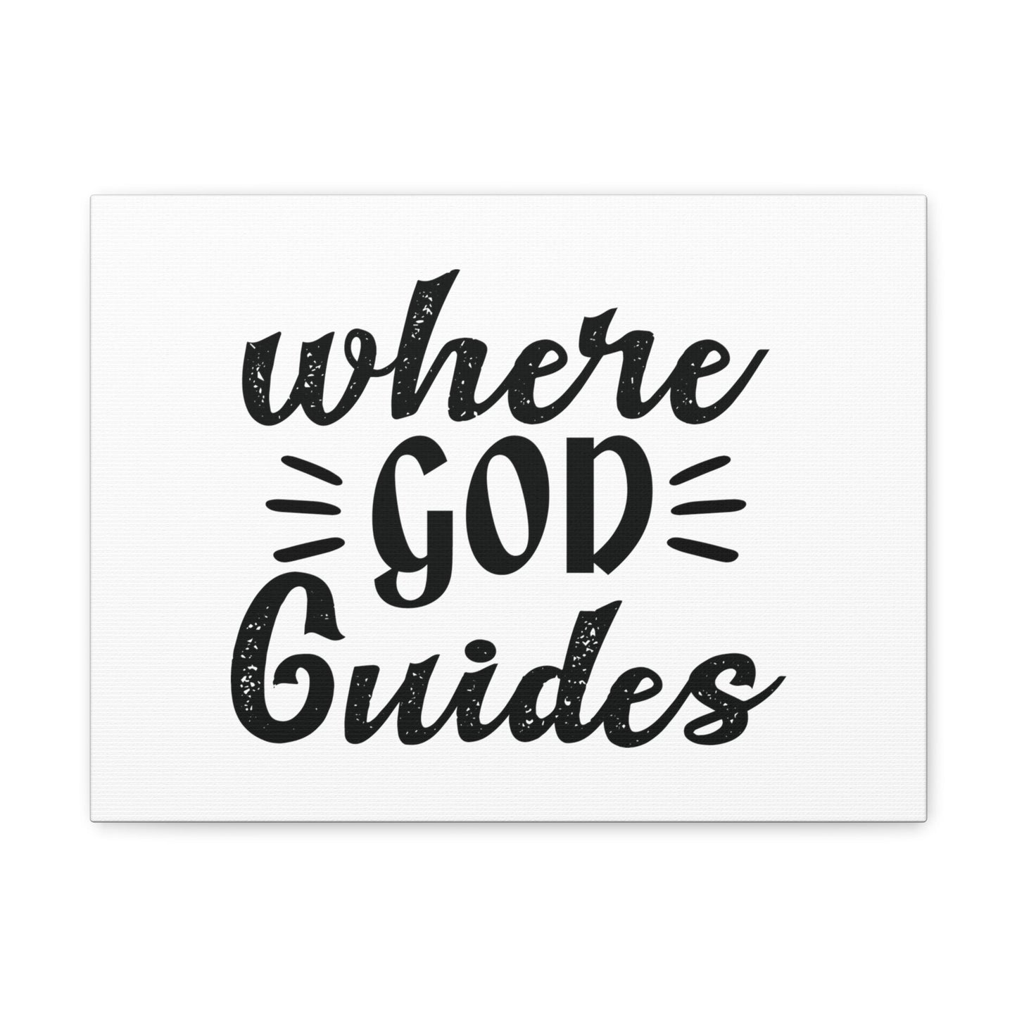 Where God Guides 1 Corinthians 12:28 Christian Wall Art Bible Verse Print Ready to Hang Unframed-Express Your Love Gifts
