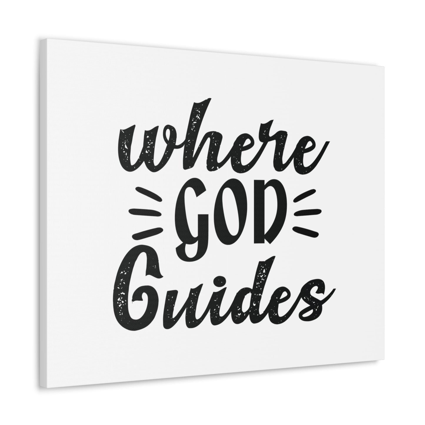 Where God Guides 1 Corinthians 12:28 Christian Wall Art Bible Verse Print Ready to Hang Unframed-Express Your Love Gifts