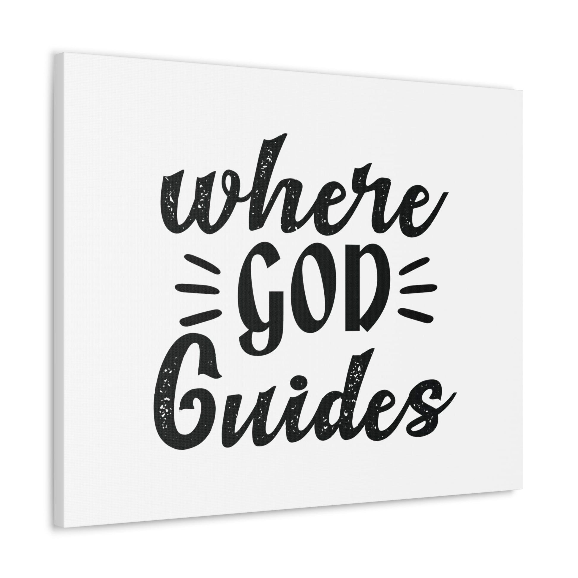 Where God Guides 1 Corinthians 12:28 Christian Wall Art Bible Verse Print Ready to Hang Unframed-Express Your Love Gifts