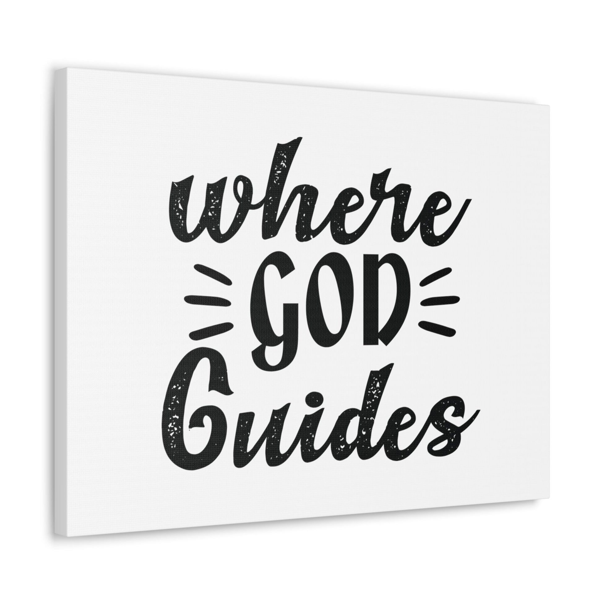 Where God Guides 1 Corinthians 12:28 Christian Wall Art Bible Verse Print Ready to Hang Unframed-Express Your Love Gifts