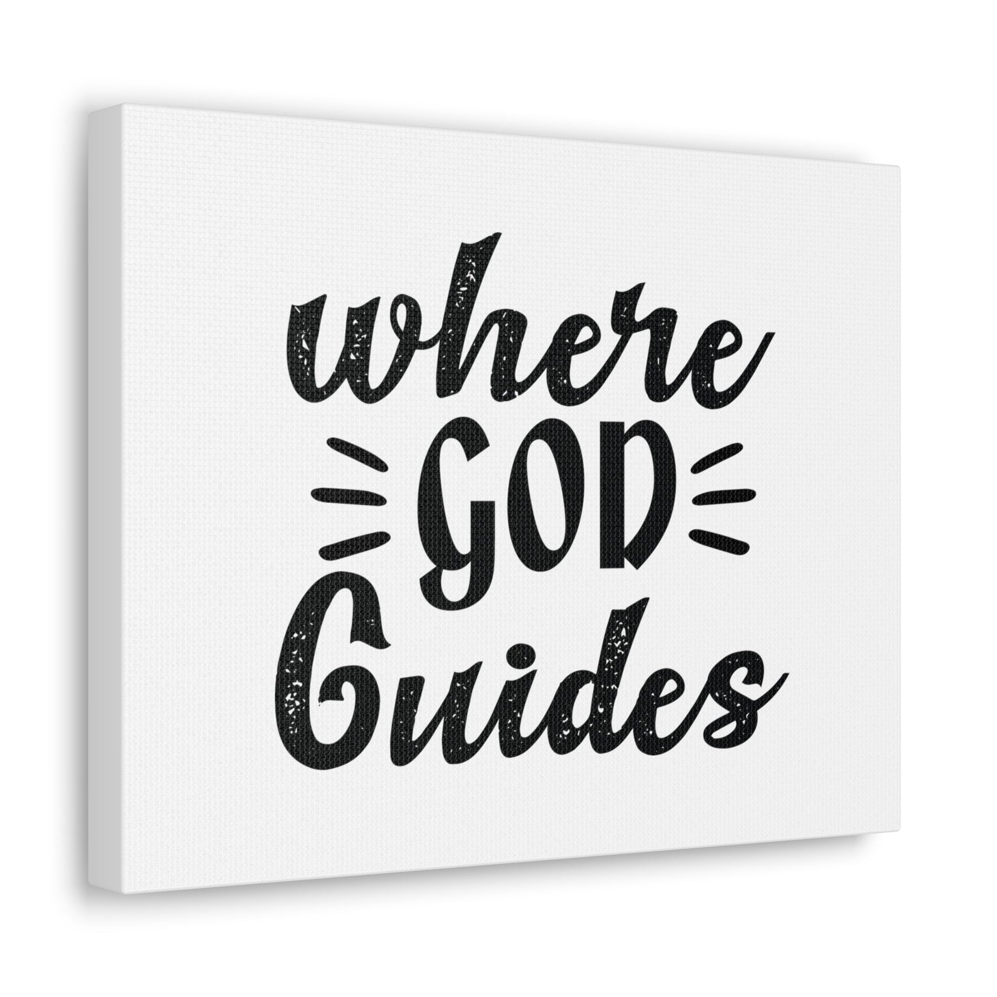 Where God Guides 1 Corinthians 12:28 Christian Wall Art Bible Verse Print Ready to Hang Unframed-Express Your Love Gifts