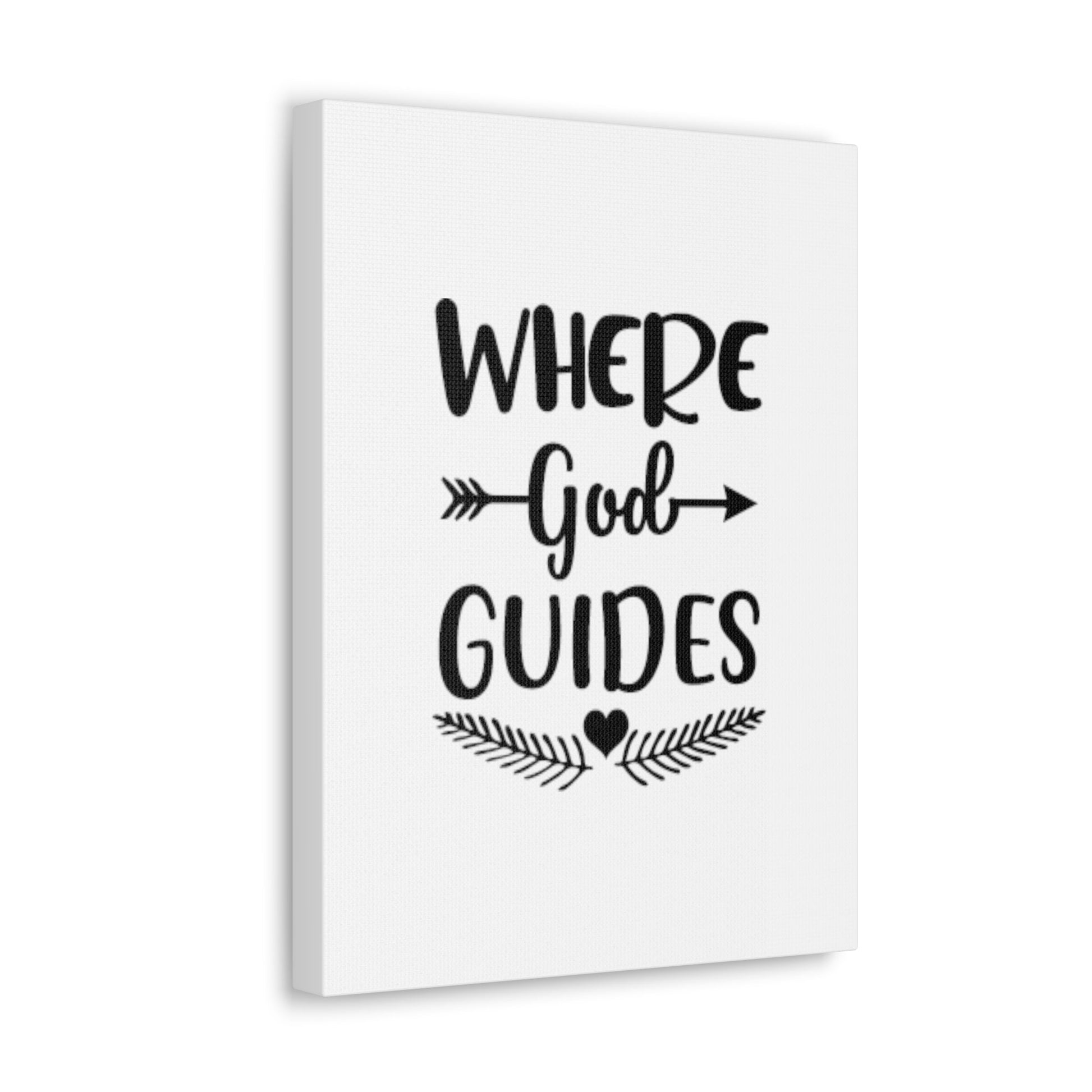 Where God Guides Isaiah 58:11 Christian Wall Art Bible Verse Print Ready to Hang Unframed-Express Your Love Gifts