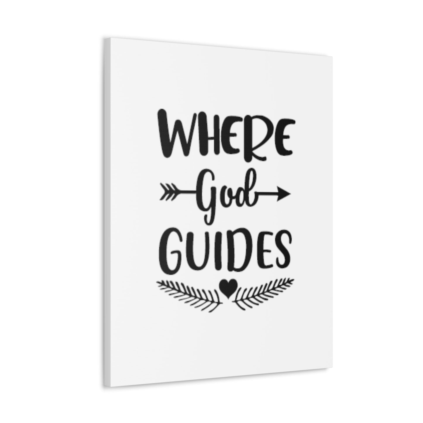 Where God Guides Isaiah 58:11 Christian Wall Art Bible Verse Print Ready to Hang Unframed-Express Your Love Gifts
