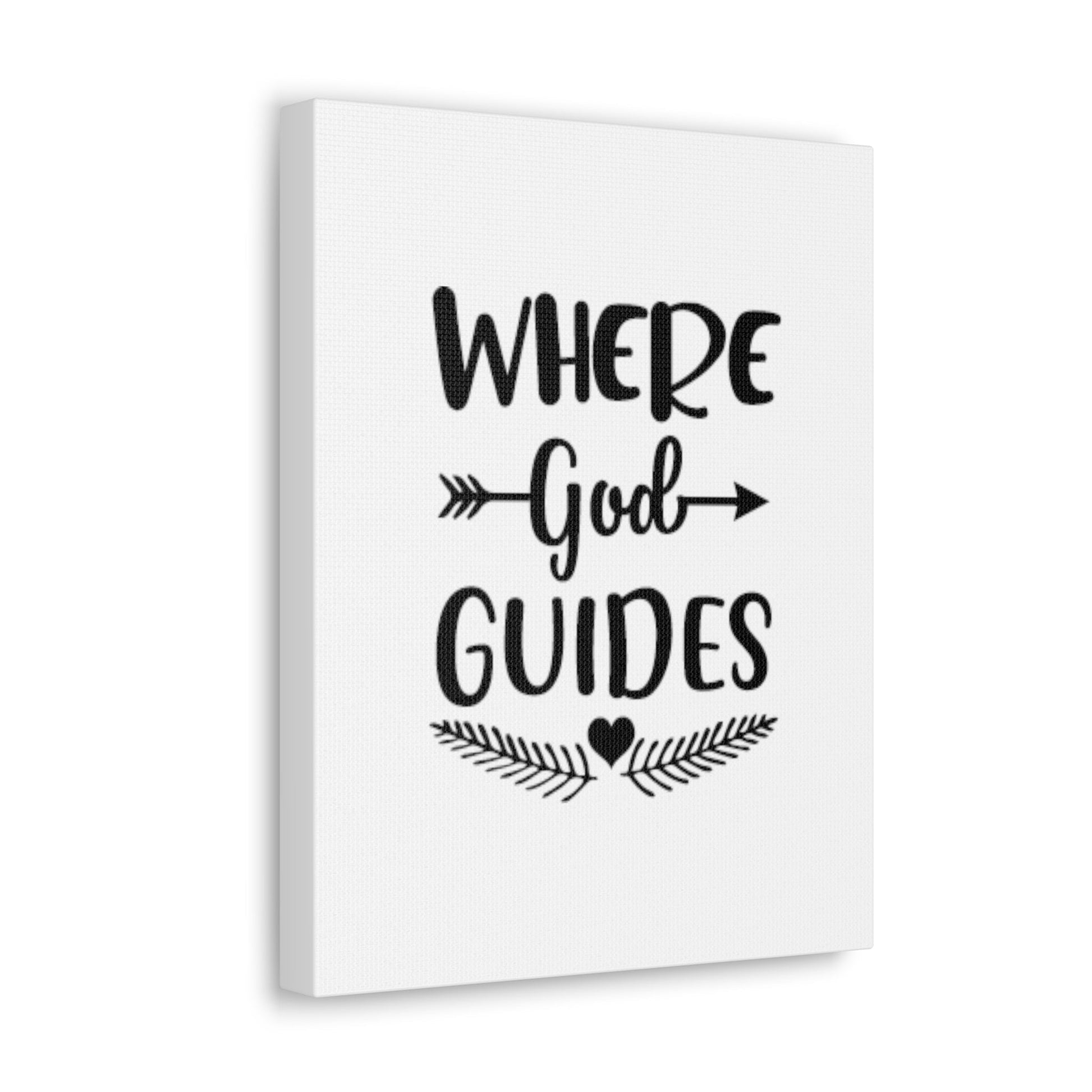 Where God Guides Isaiah 58:11 Christian Wall Art Bible Verse Print Ready to Hang Unframed-Express Your Love Gifts