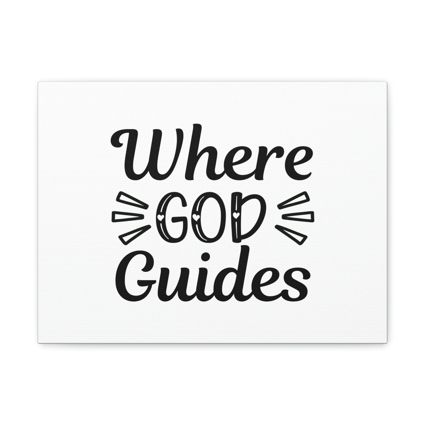 Where God Guides John 16:13 Christian Wall Art Bible Verse Print Ready to Hang Unframed-Express Your Love Gifts