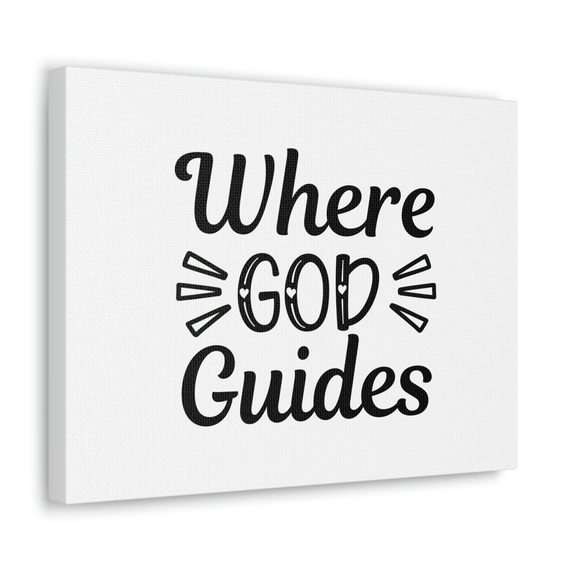 Where God Guides John 16:13 Christian Wall Art Bible Verse Print Ready to Hang Unframed-Express Your Love Gifts