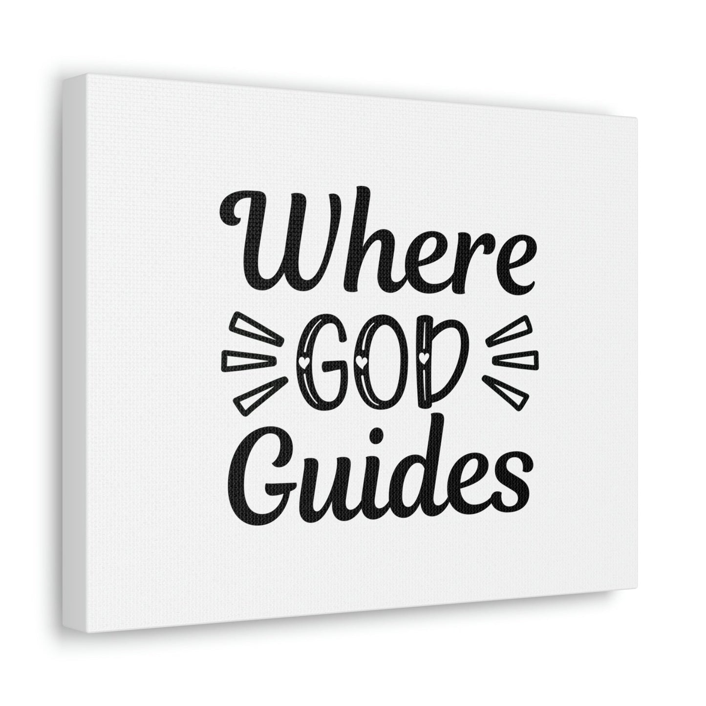 Where God Guides John 16:13 Christian Wall Art Bible Verse Print Ready to Hang Unframed-Express Your Love Gifts