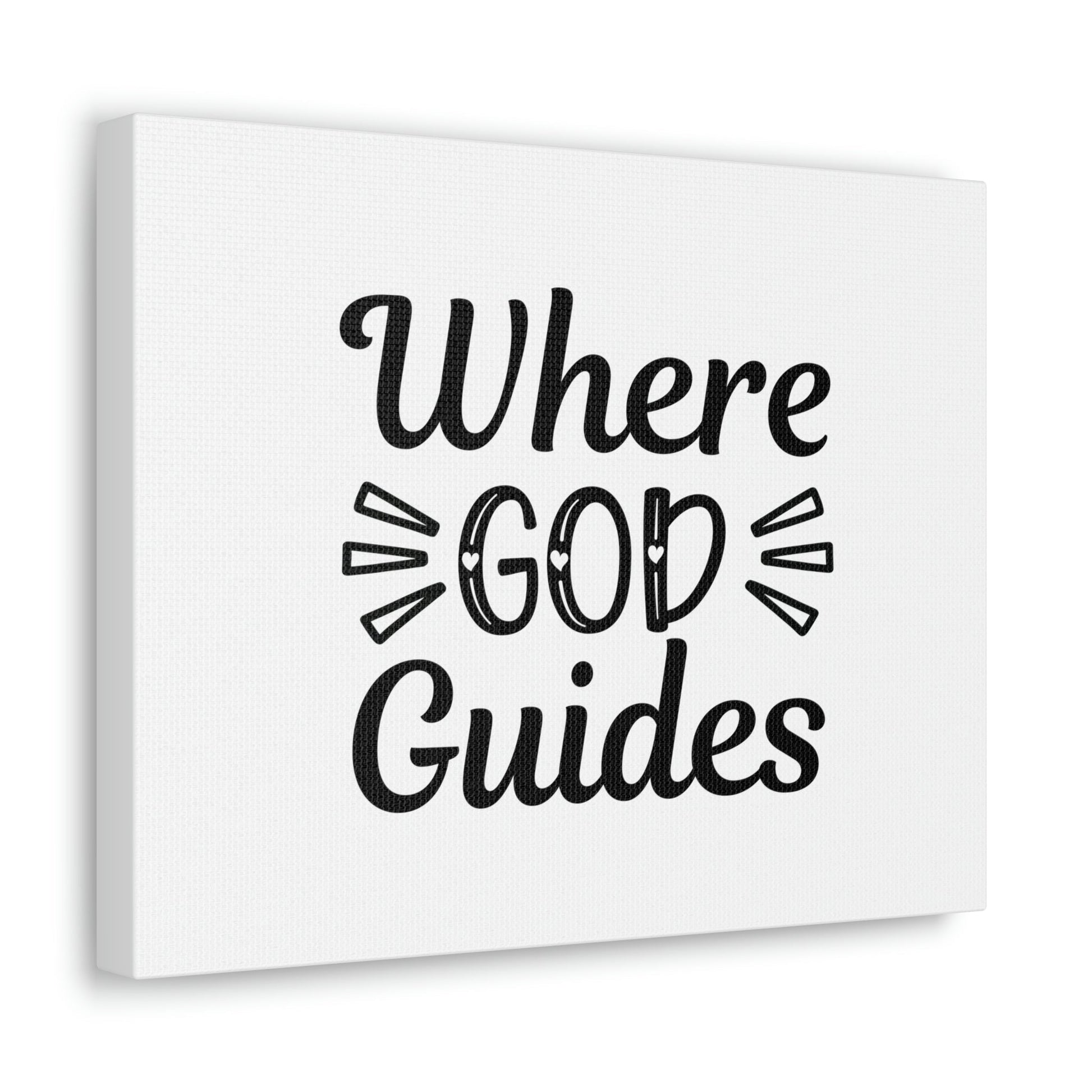 Where God Guides John 16:13 Christian Wall Art Bible Verse Print Ready to Hang Unframed-Express Your Love Gifts