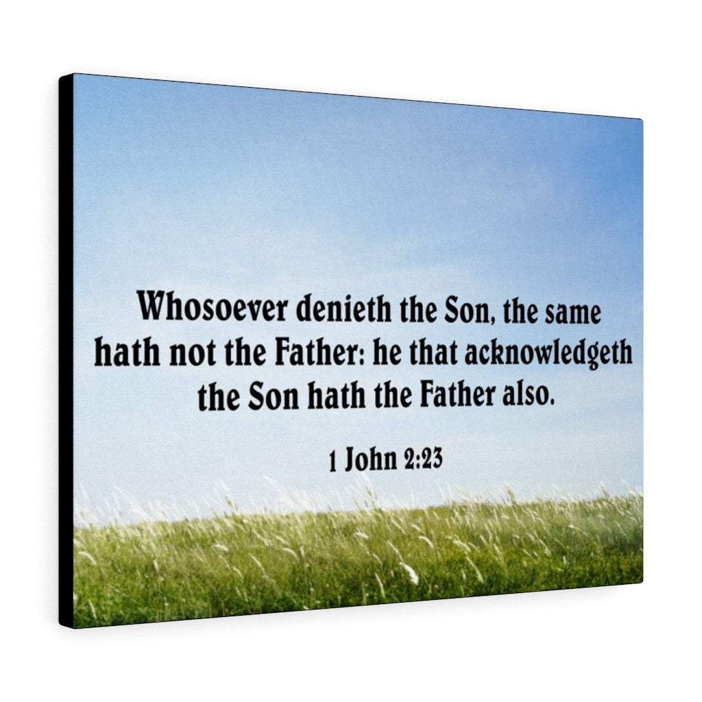 Whosoever Denieth the Son 1 John 2:23 Christian Home Decor Bible Art Unframed-Express Your Love Gifts