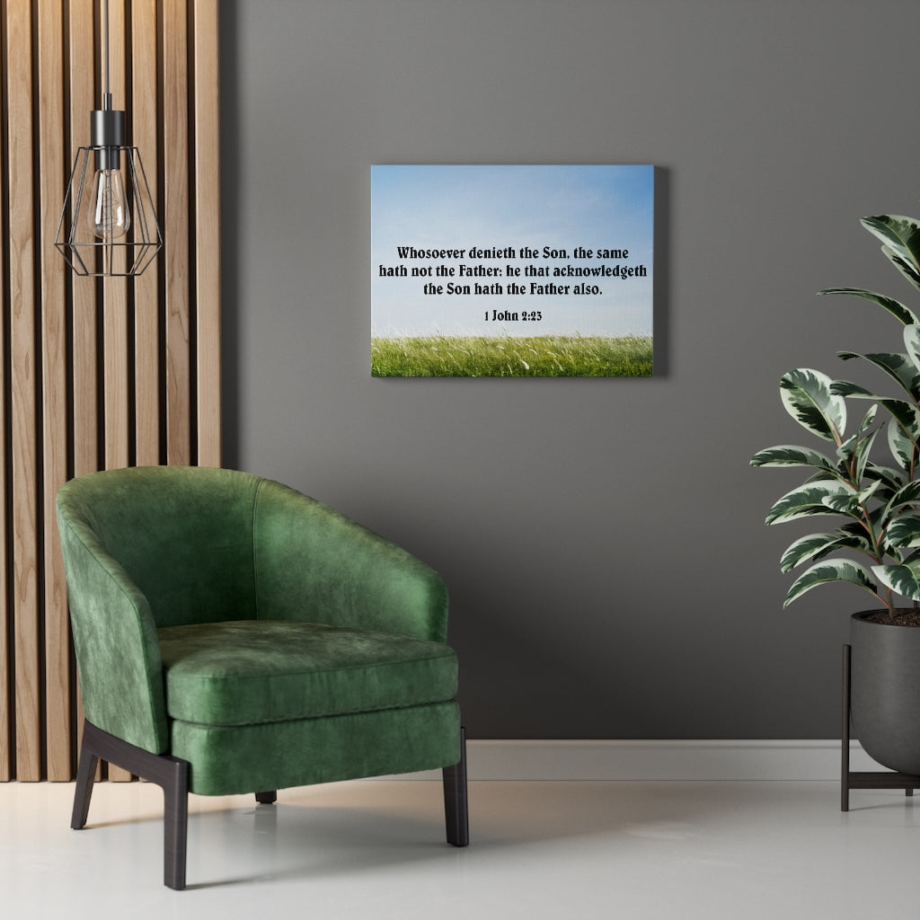 Scripture Walls Whosoever Denieth the Son 1 John 2:23 Christian Home Decor Bible Art Unframed-Express Your Love Gifts