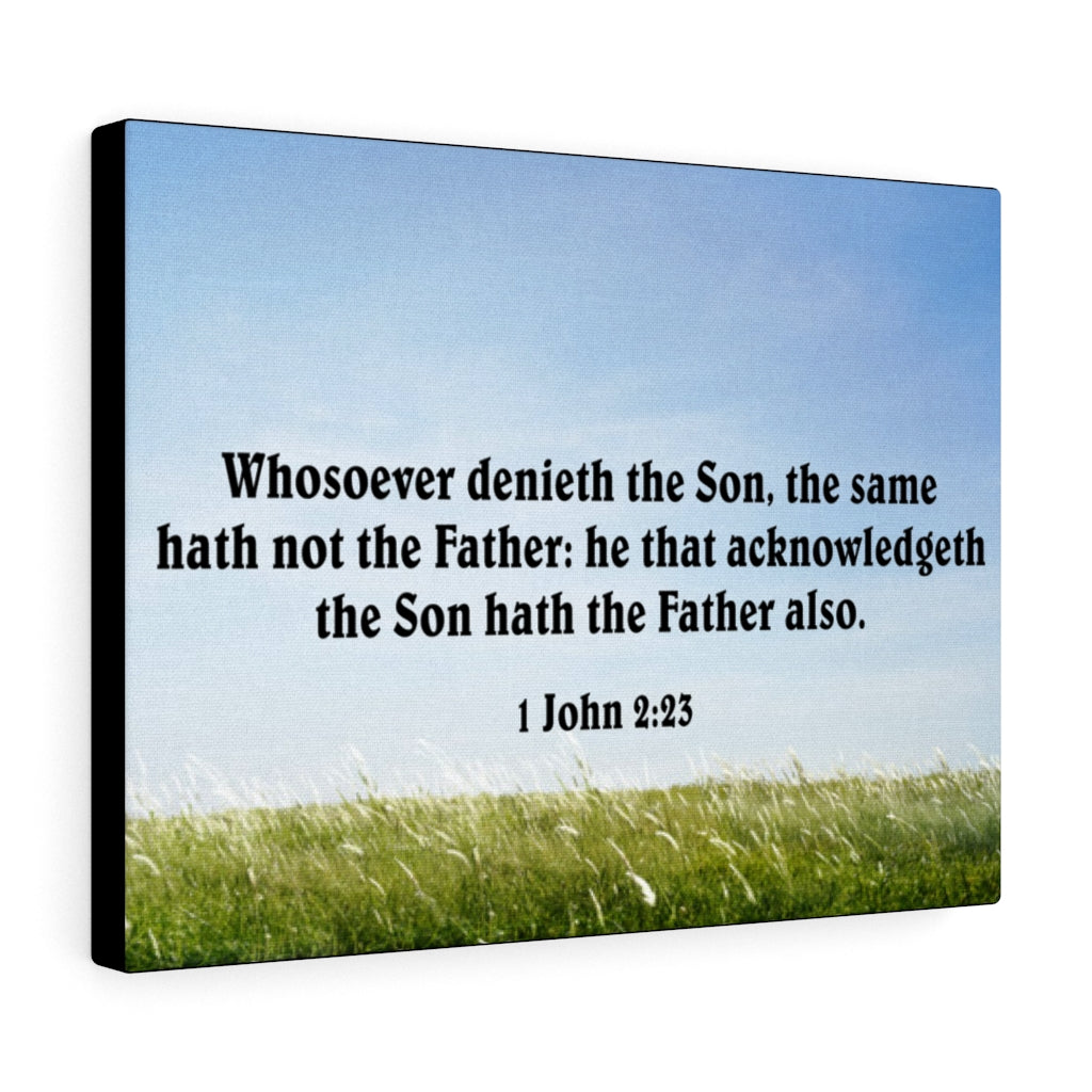 Scripture Walls Whosoever Denieth the Son 1 John 2:23 Christian Home Decor Bible Art Unframed-Express Your Love Gifts