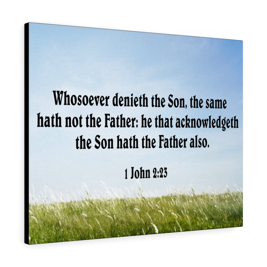 Scripture Walls Whosoever Denieth the Son 1 John 2:23 Christian Home Decor Bible Art Unframed-Express Your Love Gifts