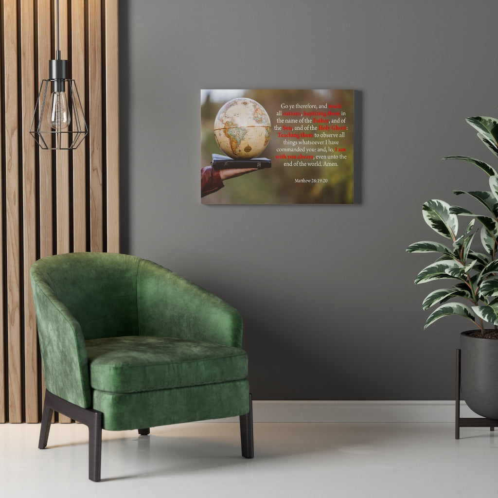 Scripture Walls Whosoever Denieth the Son Matthew 28:19-20 Christian Home Decor Bible Art Unframed-Express Your Love Gifts