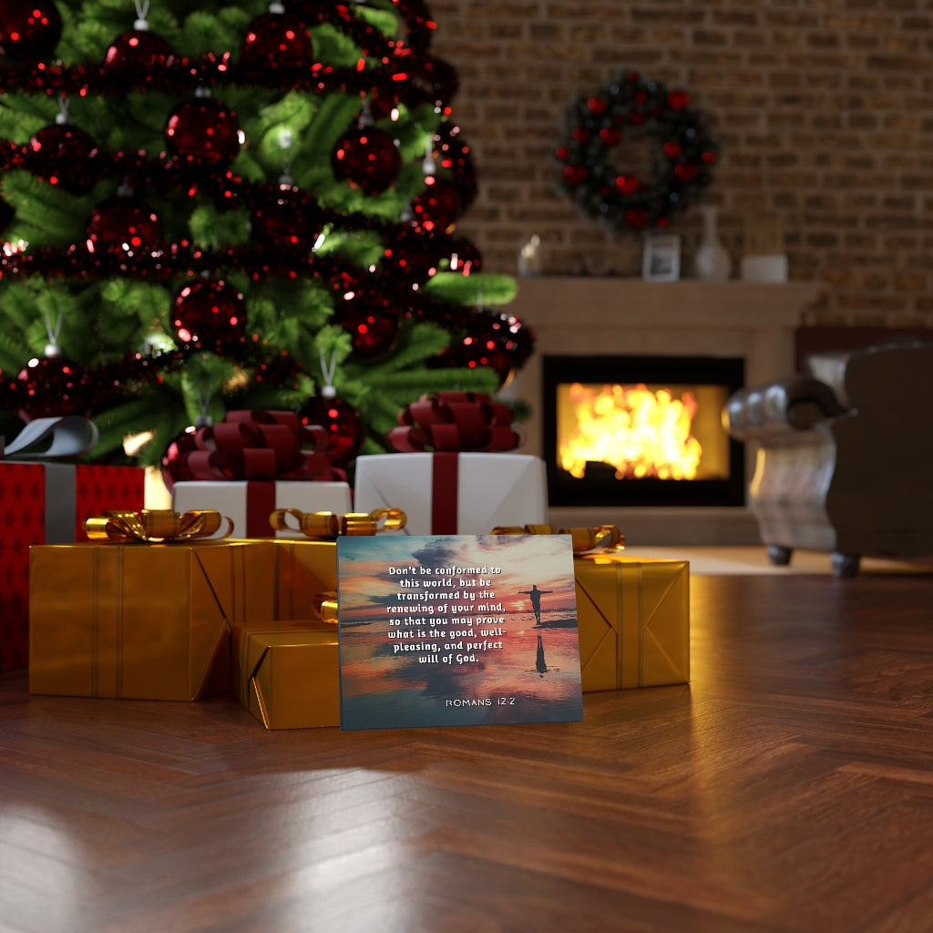 Will Of God Romans 12:2 Bible Verse Canvas Christian Wall Art Ready to Hang Unframed-Express Your Love Gifts