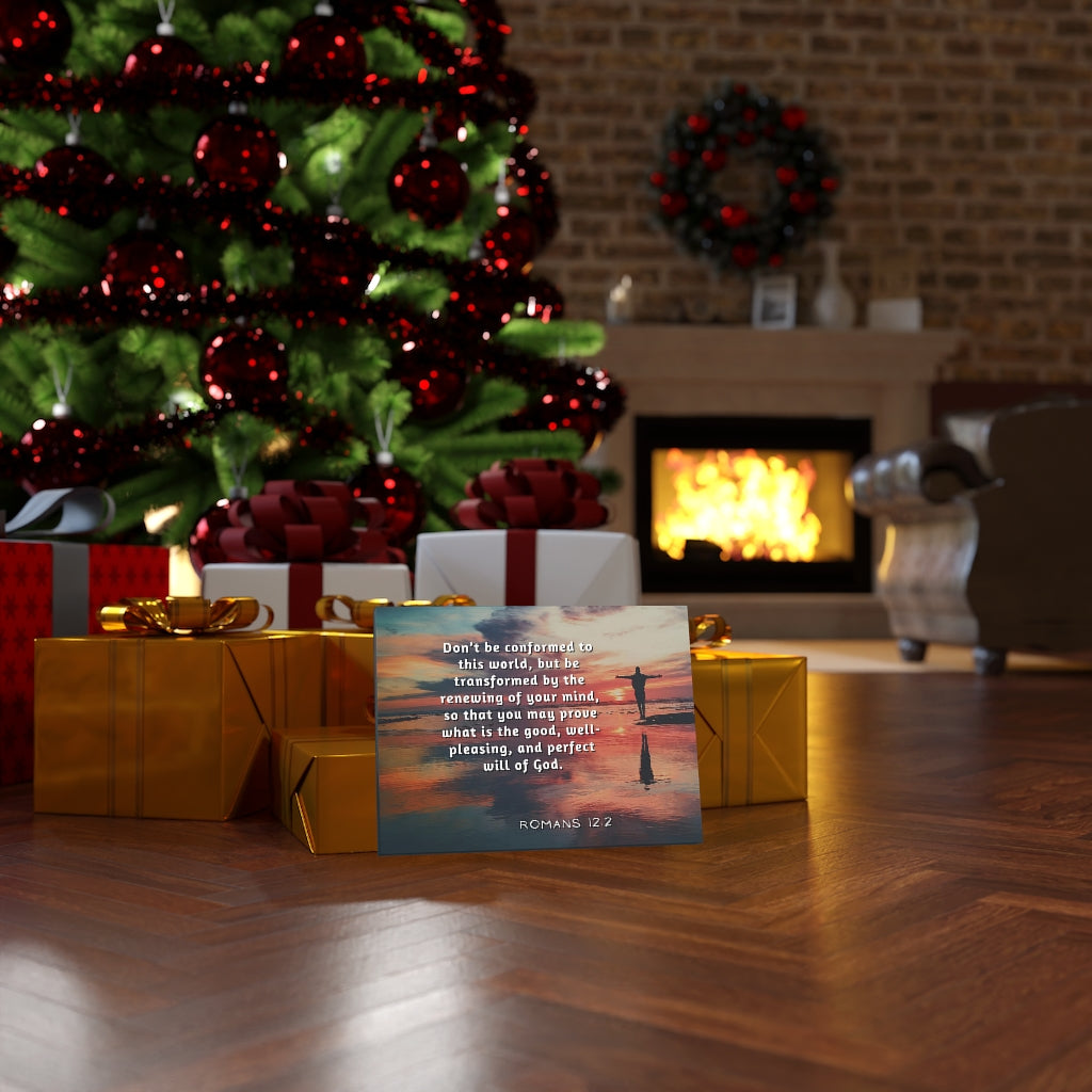 Will Of God Romans 12:2 Bible Verse Canvas Christian Wall Art Ready to Hang Unframed-Express Your Love Gifts