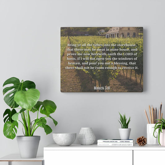 Windows Of Heaven Malachi 3:10 Bible Verse Canvas Christian Wall Art Ready to Hang Unframed-Express Your Love Gifts