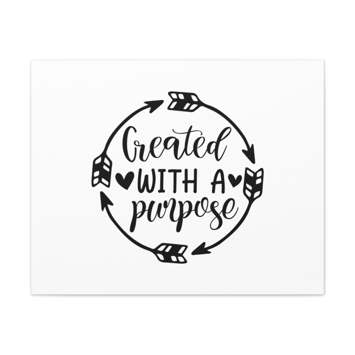 With A Purpose Proverbs 16:4 Christian Wall Art Bible Verse Print Ready to Hang Unframed-Express Your Love Gifts