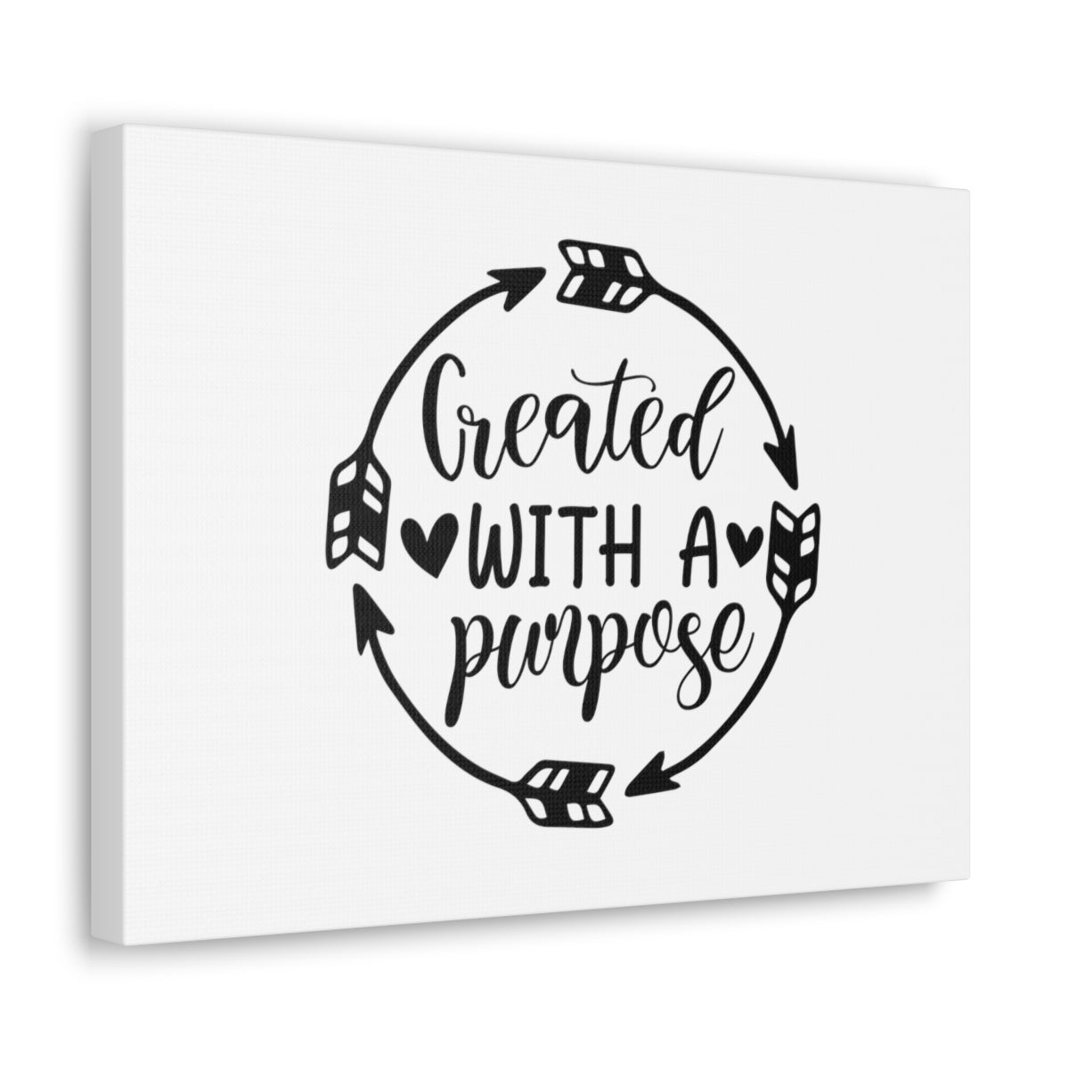 With A Purpose Proverbs 16:4 Christian Wall Art Bible Verse Print Ready to Hang Unframed-Express Your Love Gifts
