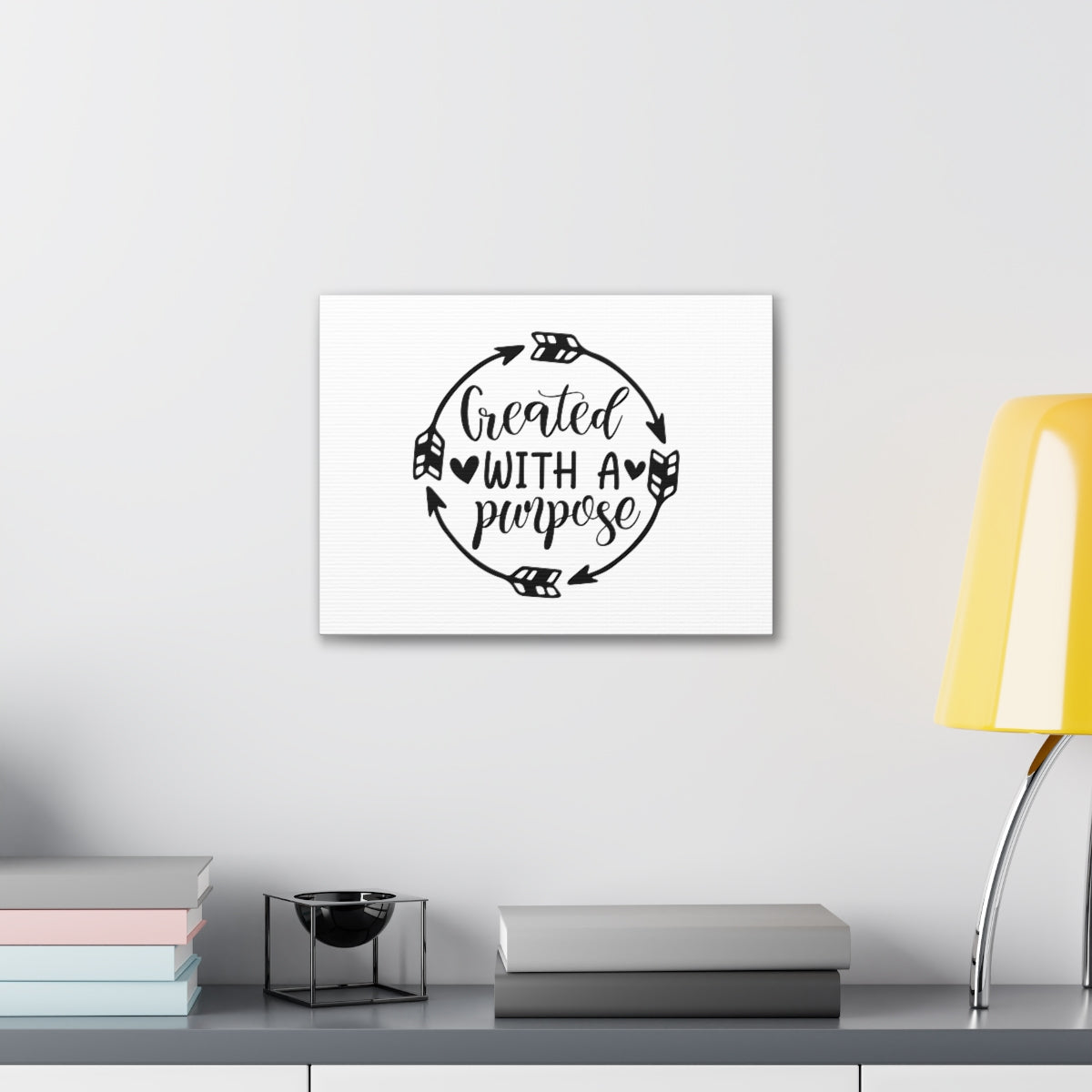 With A Purpose Proverbs 16:4 Christian Wall Art Bible Verse Print Ready to Hang Unframed-Express Your Love Gifts