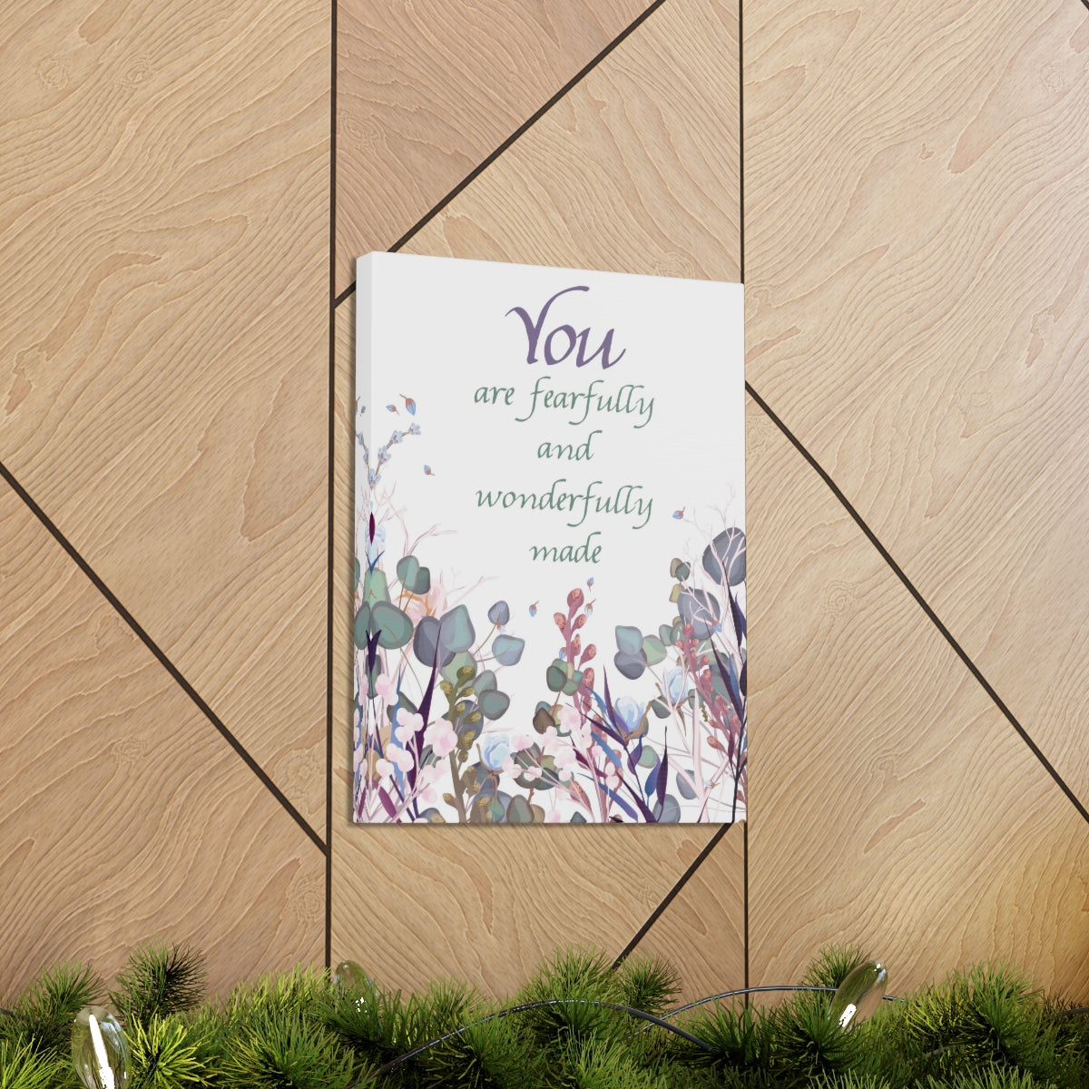 Wonderfully Made Psalm 139:14 Christian Wall Art Bible Verse Print Ready to Hang Unframed-Express Your Love Gifts