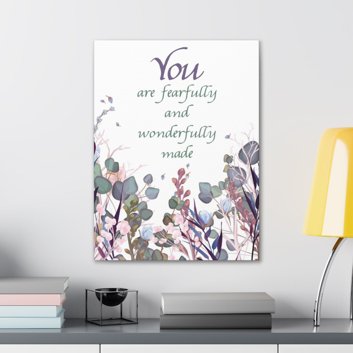 Wonderfully Made Psalm 139:14 Christian Wall Art Bible Verse Print Ready to Hang Unframed-Express Your Love Gifts