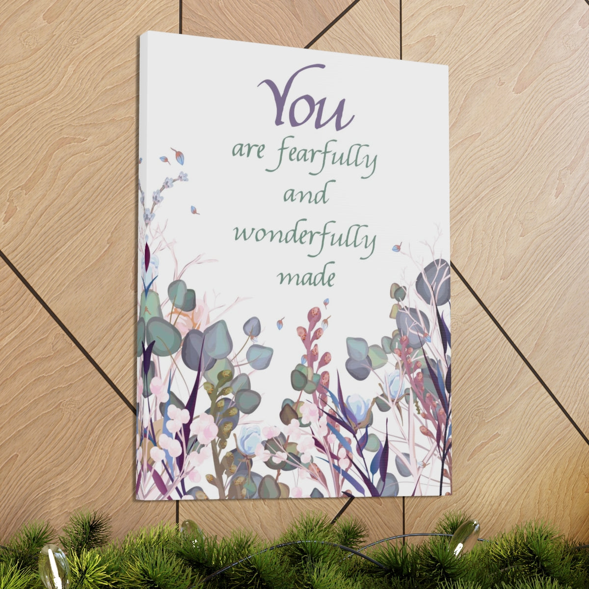 Wonderfully Made Psalm 139:14 Christian Wall Art Bible Verse Print Ready to Hang Unframed-Express Your Love Gifts